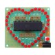 Assembled 51 MCU Heart-shaped Light Water LED Flashing Light Electronic Board No Shell