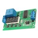 DC 12V PLC Self Lock Delay Relay Multifunction Cycle Timer Module Switch Control