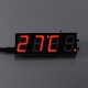 4 Digit LED Electronic Clock Temperature Light Control Version With Housing