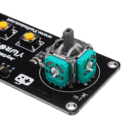 JoyStick 2 Channel PS2 Game Rocker Push Button Module for Arduino - products that work with official Arduino boards