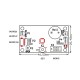 K200-3.3 Multi-function Fingerprint Access Control Board for Door Access Control Work with R502 R502-A R502-AW R503 Fingerprint Module