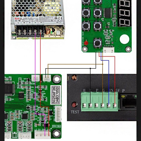 M2 Nano Laser Controller Mother Main Board + Control Panel + Dongle B System Engraver Cutter DIY 3020 3040 K40