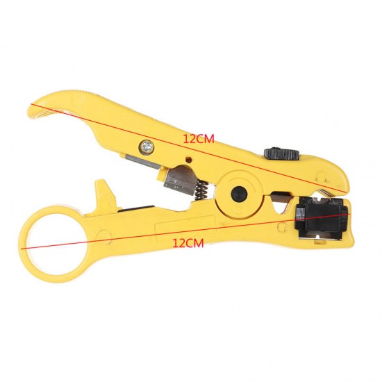 Compression Tool F RG7 RG6 RG11 Connector Cable Coax Coaxial Crimper Stripper Plier