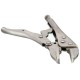 Metal Curved Jaw Vice Grip Locking Vice Mole Grip Plier Clamp Wrench Silver