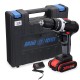 36V 2/5'' 28N.m Electric Power Drills Cordless 2-speed Variable with LI-ION Rechargeable Battery Kit