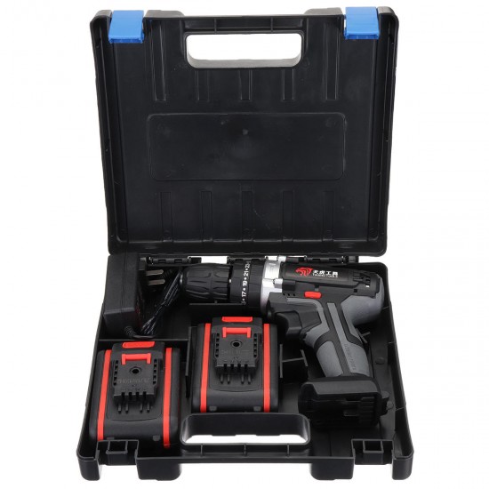 36V 2/5'' 28N.m Electric Power Drills Cordless 2-speed Variable with LI-ION Rechargeable Battery Kit