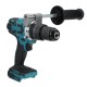 Cordless Brushless Hammer Driver Drill With Handle For Makita 18V Battery