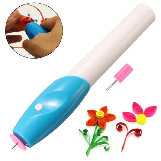 Electric Paper Tools Winder Steel Curling Pen DIY Paper Craft