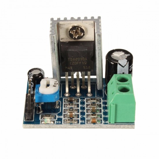 10Pcs TDA2030A 6-12V AC/DC Single Power Supply Audio Amplifier Board Module