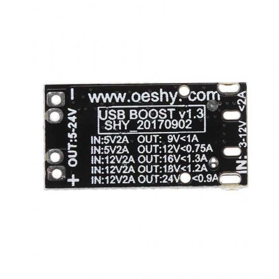 3pcs DC-DC 5V to 12V 9W Voltage Boost Regulaor Switching Power Supply Module Step Up Module