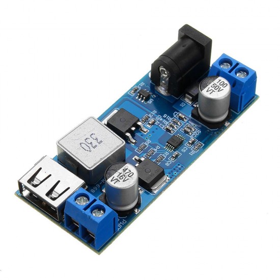 3pcs LM2596S DC-DC 24V/12V To 5V 5A Step Down Power Supply Buck Converter Adjustable USB Step-down Charging Module