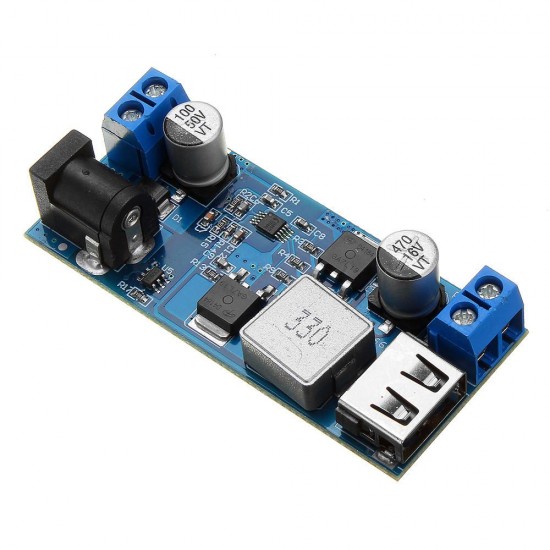 3pcs LM2596S DC-DC 24V/12V To 5V 5A Step Down Power Supply Buck Converter Adjustable USB Step-down Charging Module