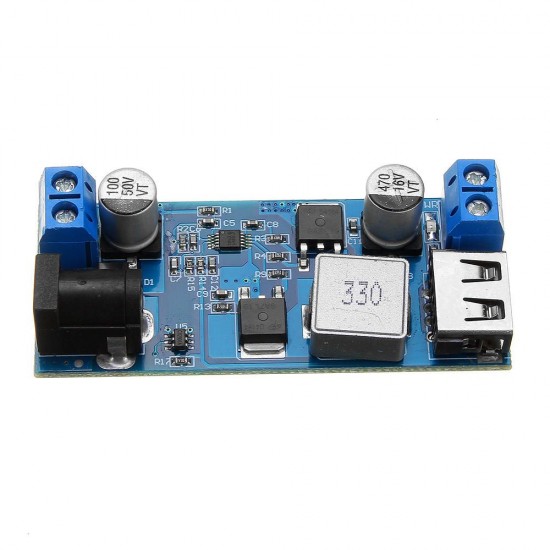 3pcs LM2596S DC-DC 24V/12V To 5V 5A Step Down Power Supply Buck Converter Adjustable USB Step-down Charging Module