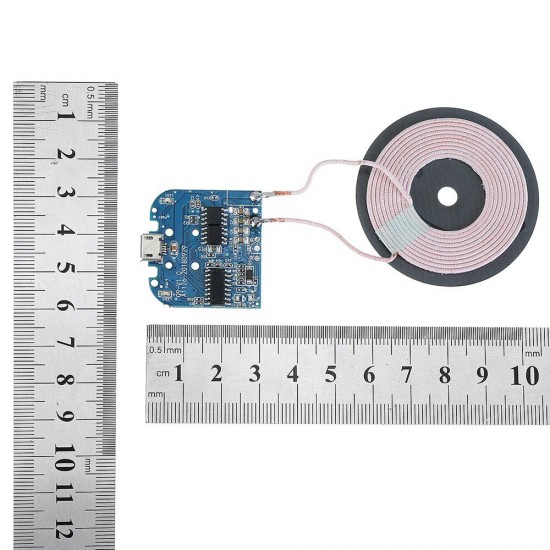 3pcs Wireless Charging Receiver Charger Module USB Phone Charger Board DC 5V 2A 10W for Electronic DIY