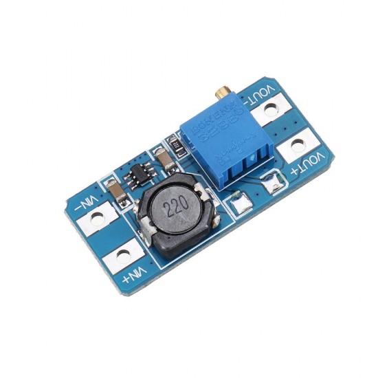 50pcs DC 2V-24V To 5V-28V 2A Step Up Boost Converter Power Supply Module Adjustable Regulator Board