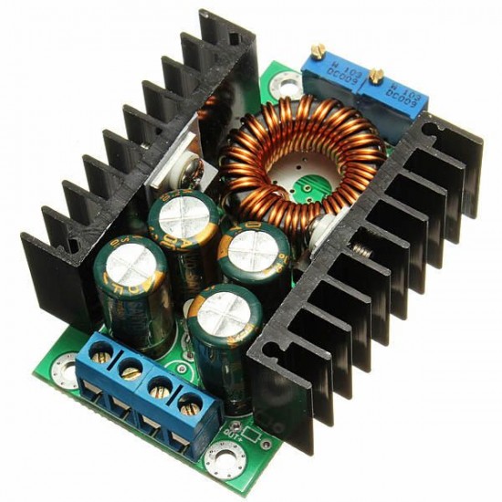 5Pcs 8A 24V to 12V Step Down LED Driver Adjustable Power Supply Module