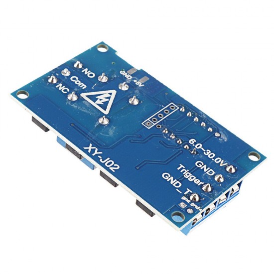 5V Delay Time Relay Module Timing Programmable Optocoupler Isolation Pulse Cycle Power Off Trigger