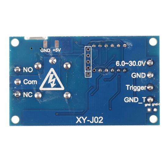 5V Delay Time Relay Module Timing Programmable Optocoupler Isolation Pulse Cycle Power Off Trigger