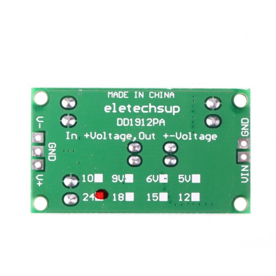 5pcs 2 in 1 8W 3-24V to ±12V Boost-Buck Dual Voltage Power Supply Module for ADC DAC LCD OP-AMP Speaker