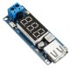 5pcs DC-DC 2 In 1 6.5V-40V To 5V Buck Step Down Power Module Voltmeter Automatic Calibration Stable Output 5V 2A USB Charging Port Reverse Connection Over-Current Over-Temperature Protection