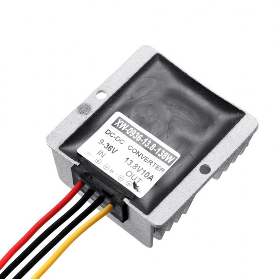 9-36V to 13.8V 10A Boost Buck Regulator 12V 24V to 13.8V 138W Automatic Step up and Step Down Power Supply Converter Module