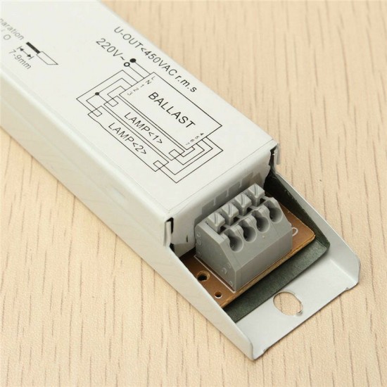 AC 220-240V 2x36W Wide Voltage T8 Electronic Ballast Fluorescent Lamp Balla