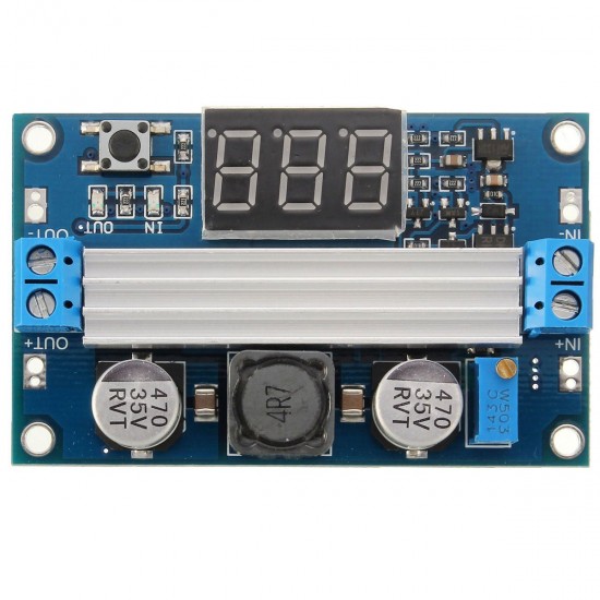 DC-DC 100W 3-35V 12V to 3.5-35V Step Up Module Boost Power Supply Voltmeter