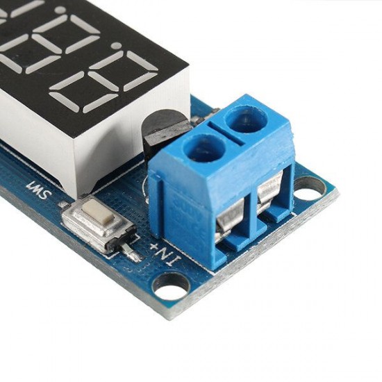 DC-DC 2 In 1 6.5V-40V To 5V Buck Step Down Power Module Voltmeter Automatic Calibration Stable Output 5V 2A With USB Charging Port Reverse Connection Over-Current Over-Temperature Protection Function