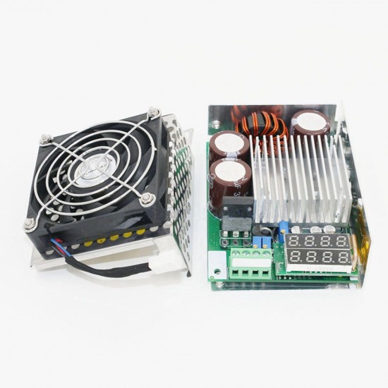 DC10-50V 19A 350W High-Power Power Supply Module With LED Digital Display Power Fan Automatic Lifting Voltage