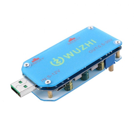 USB Boost Module 5V to 9V12V Step Up Module Adjustable Voltage Current Display Charging Router Converter