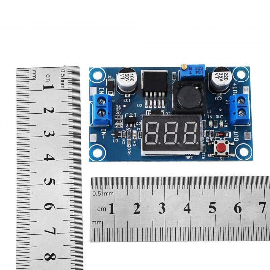 LM2596 DC-DC Voltage Regulator Adjustable Step Down Power Supply Module With Display