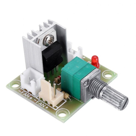 LM317 DC Linear Converter Down Voltage Regulator Board Speed Control Module DC 3.25-15V To DC1.25V-13V