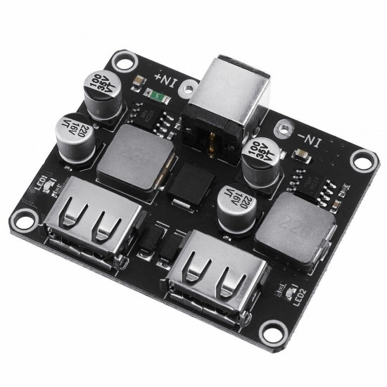 USB QC3.0 QC2.0 DC-DC Buck Converter Charging Step Down Module 6-32V 9V 12V 24V to Fast Quick Charger Circuit Board 3V 5V 12V