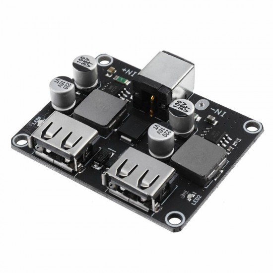 USB QC3.0 QC2.0 DC-DC Buck Converter Charging Step Down Module 6-32V 9V 12V 24V to Fast Quick Charger Circuit Board 3V 5V 12V