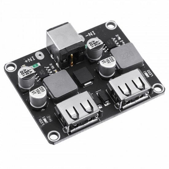 USB QC3.0 QC2.0 DC-DC Buck Converter Charging Step Down Module 6-32V 9V 12V 24V to Fast Quick Charger Circuit Board 3V 5V 12V