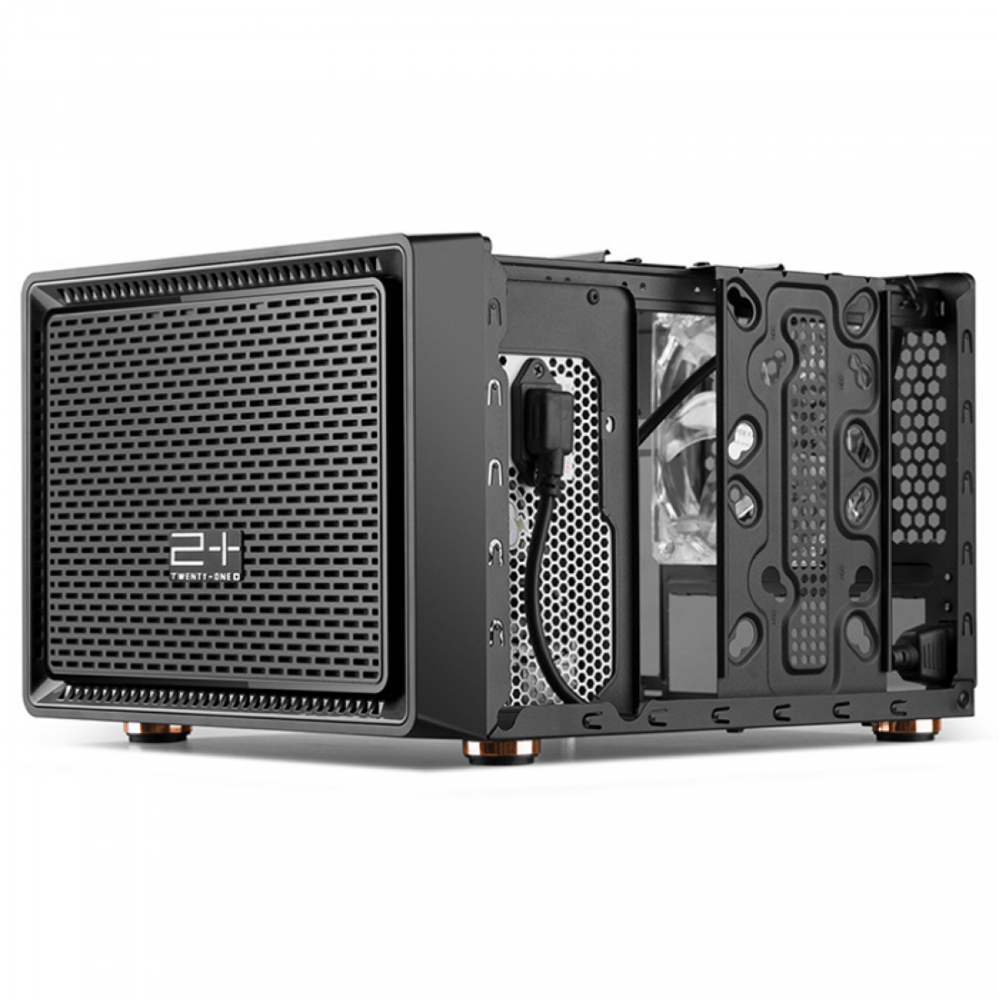 N1 Cold Rolled Steel Mini Chassis mATX Mini ITX Computer Case Standard ...