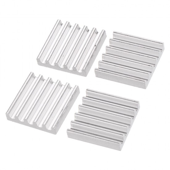 30Pcs 13*13mm Aluminum Heat Sink CPU Radiator Chip for Raspberry Pi