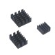 3Pcs Black/Gold/Green/Silver Aluminum Radiator Heat Sink with Back Glue for Raspberry Pi 4B