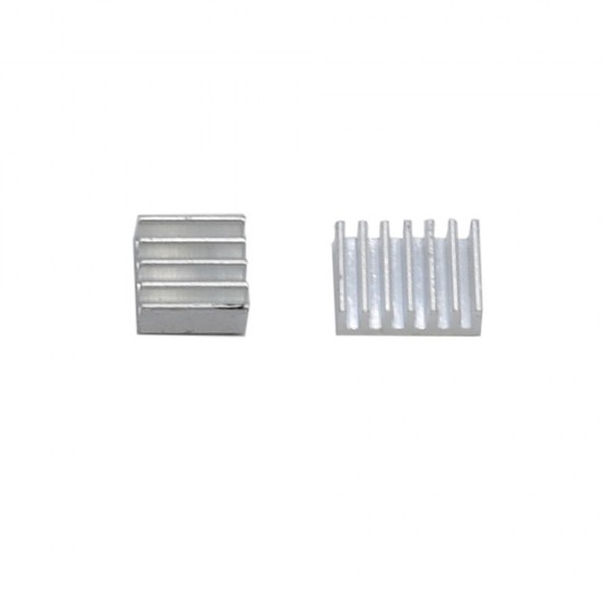 4pcs Silver Thin Copper Aluminum Heatsink for Raspberry Pi 4B