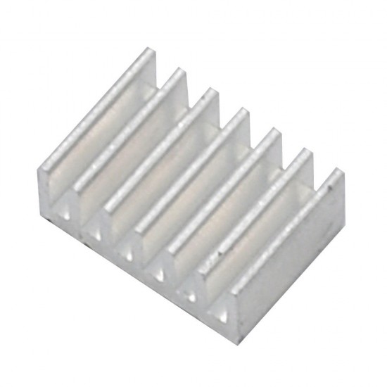 4pcs Silver Thin Copper Aluminum Heatsink for Raspberry Pi 4B