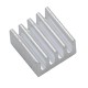 4pcs Silver Thin Copper Aluminum Heatsink for Raspberry Pi 4B