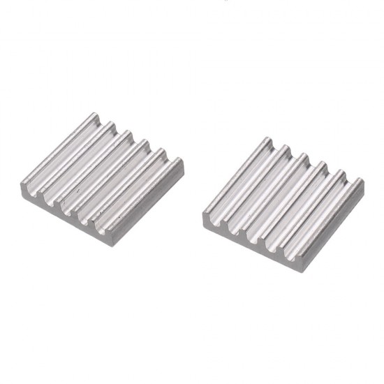 500Pcs 13*13mm Aluminum Heat Sink CPU Radiator Chip for Raspberry Pi