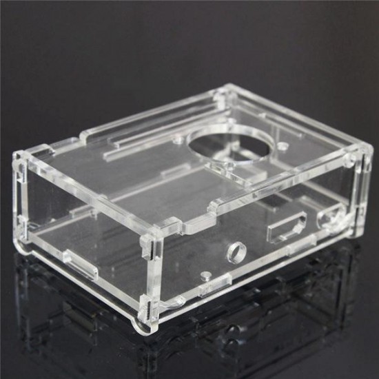 Acrylic Shell With Two Heat Sink For Raspberry Pi 2 Model B & RPI B+