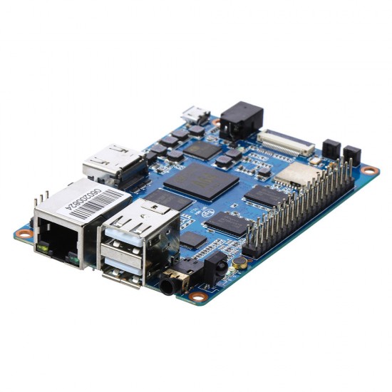 Banana Pi BPI-M64 A64 1.2 Ghz Quad-Core ARM Cortex A53 64-Bit 2GB DDR3 8GB EMMC With WIFI & bluetooth Onboard Single Board Computer Development Board Mini PC Learning Board