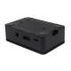 Black Raspberry Pi Case Enclosure Box V4 With Heat Sink For Raspberry Pi 3/2/B+