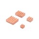 C2231 4Pcs Pure Copper Heatsink Kit Specially for Raspberry Pi 4B