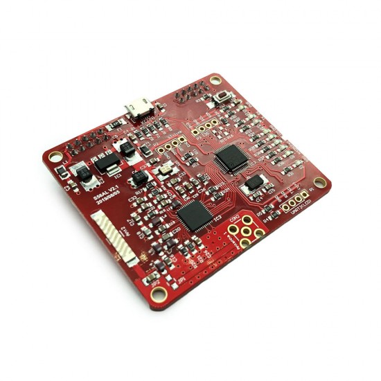 MMDVM 2.0 Hotspot Module Support P25 DMR YSF NXDN With Antenna Hotspot Expansion Board Red For Raspberry Pi Model B 4B 3B 3B+