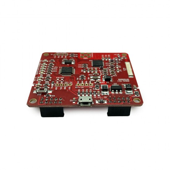 MMDVM 2.0 Hotspot Module Support P25 DMR YSF NXDN With Antenna Hotspot Expansion Board Red For Raspberry Pi Model B 4B 3B 3B+