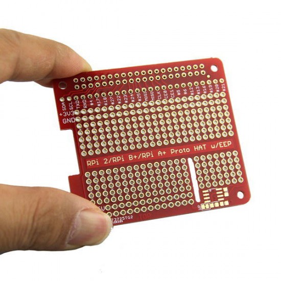 Prototype HAT Shield For Raspberry Pi 2 / B+ / A+