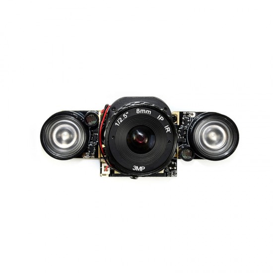 RPi IR-CUT Camera(B) for Raspberry Pi 4B/3B + OV5647-5million Pixels Adjustable Focus